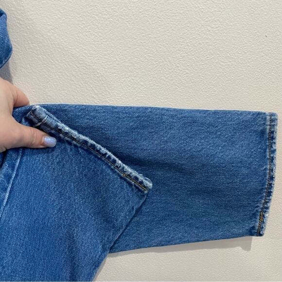 Levi’s Wedgie Straight Blue High Rise Vintage Look Jeans Size 25 - Picture 14 of 14
